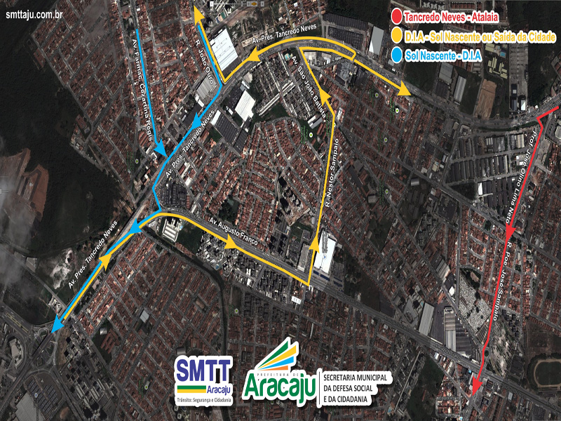 Mudança temporária: trânsito próximo ao Detran fica interditado neste domingo - SMTT Aracaju